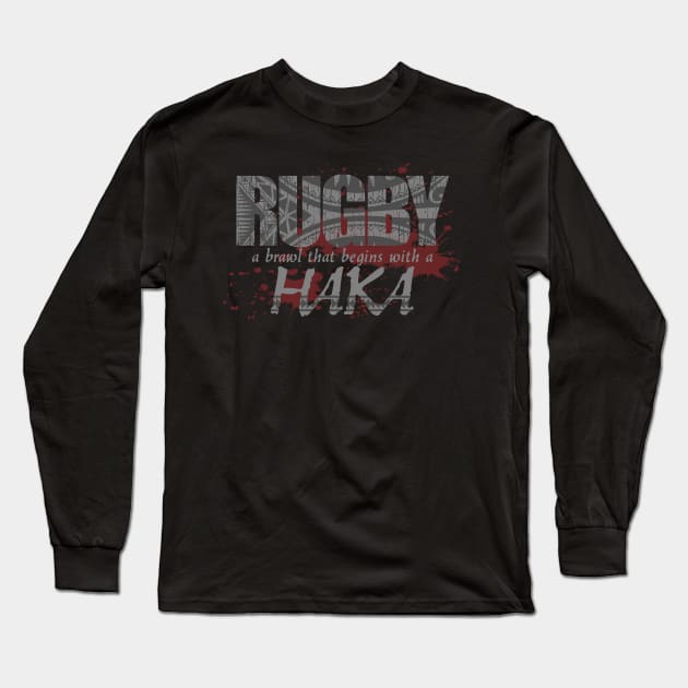 Rugby Long Sleeve T-Shirt by Birds by D.H. Kafton Studio